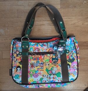 Tokidoki Lesportsac Carnival Vintage Laptop Tote Bag Large Like New